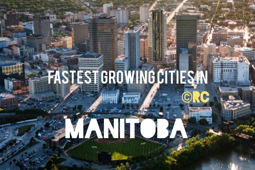 Fastest growing cities in Manitoba in 2023
